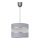 Luster na sajli HELEN 1xE27/15W/230V Ø 20 cm siva/srebrna