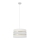 Luster na sajli HELEN 1xE27/15W/230V Ø 35 cm bela/zlatna
