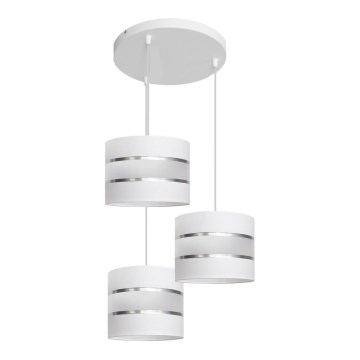 Luster na sajli HELEN 3xE27/15W/230V beo