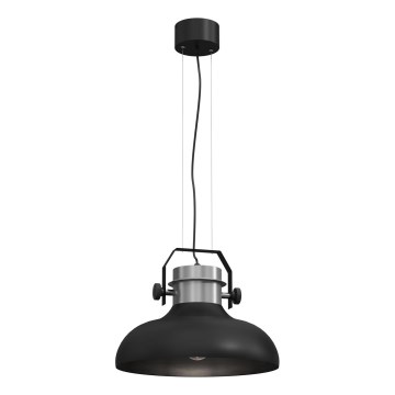 Luster na sajli HELSING 1xE27/60W/230V matni hrom