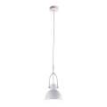 Luster na sajli HESTIA 1xE27/40W/230V bela