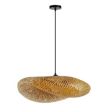 Luster na sajli HILO 1xE27/40W/230V prečnika 80 cm bambus