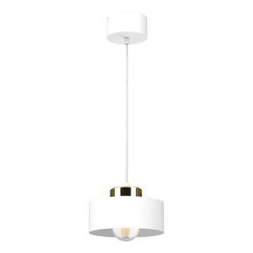 Luster na sajli IGNIA 1xE27/60W/230V beo/zlatan