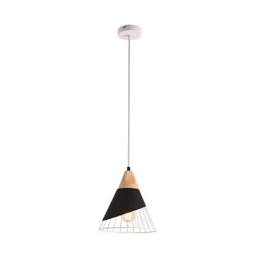 Luster na sajli IRIS 1xE27/40W/230V crni