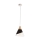 Luster na sajli IRIS 1xE27/40W/230V crni