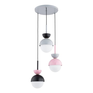 Luster na sajli IRSA 3xE27/15W/230V višebojan