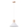 Luster na sajli JAGA 1xE27/15W/230V, prečnik 30 cm, beo