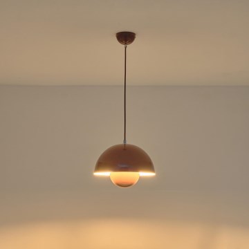 Luster na sajli JARDEN 1xE27/15W/230V braon