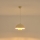 Luster na sajli JARDEN 1xE27/15W/230V krem boje