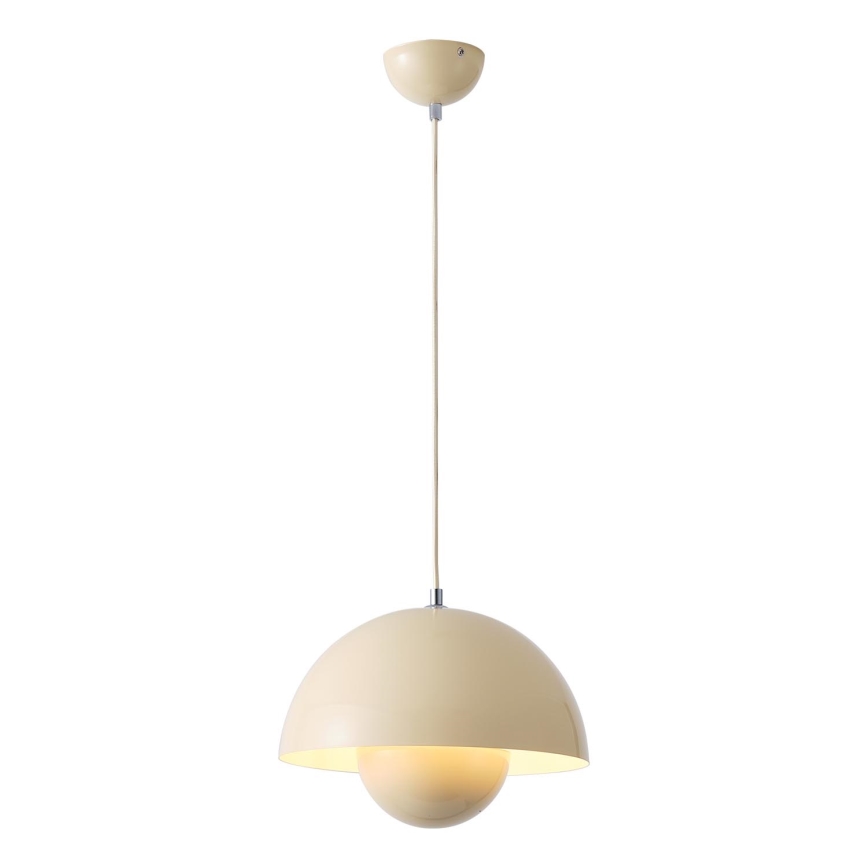 Luster na sajli JARDEN 1xE27/15W/230V krem boje