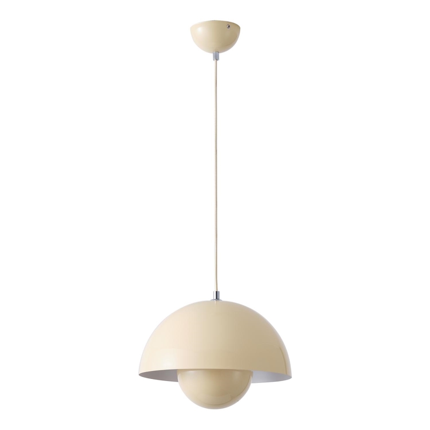 Luster na sajli JARDEN 1xE27/15W/230V krem boje