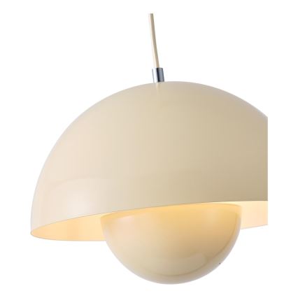 Luster na sajli JARDEN 1xE27/15W/230V krem boje