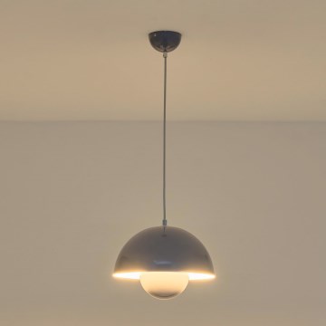 Luster na sajli JARDEN 1xE27/15W/230V siva