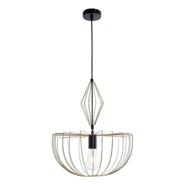 Luster na sajli JASMINA 1xE27/20W/230V Ø 40 cm zlatna