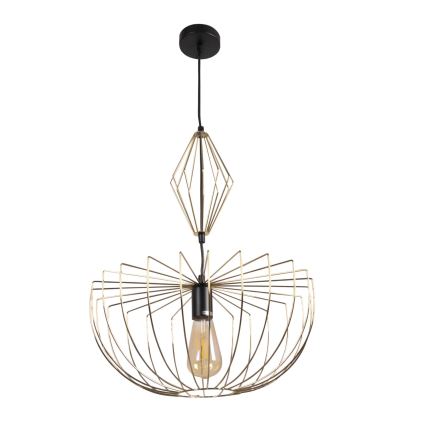 Luster na sajli JASMINA 1xE27/20W/230V Ø 40 cm zlatna