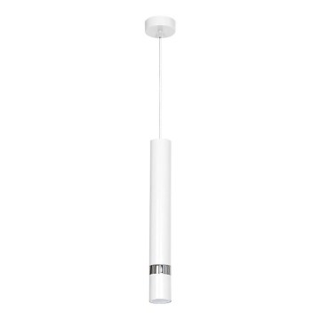 Luster na sajli JOKER 1xGU10/25W/230V, bela/sjajni hrom