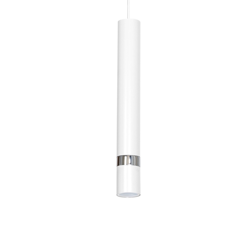 Luster na sajli JOKER 1xGU10/25W/230V, bela/sjajni hrom