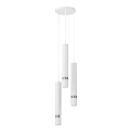 Luster na sajli JOKER 3xGU10/8W/230V bela/sjajni hrom