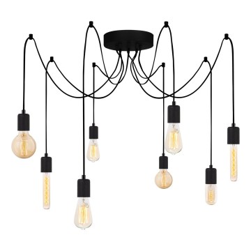 Luster na sajli KABLUNI 8xE27/100W/230V pauk