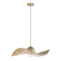 Luster na sajli KAPELLO 1xE27/60W/230V prečnik 55 cm zlatna