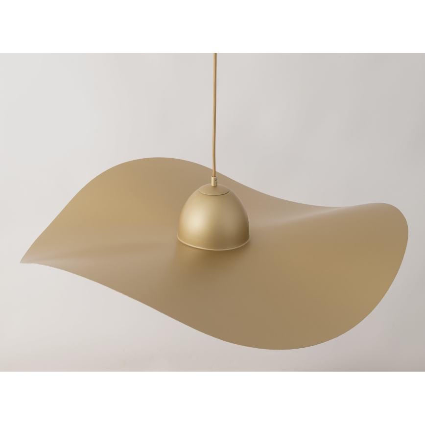 Luster na sajli KAPELLO 1xE27/60W/230V Ø 76 cm zlatna