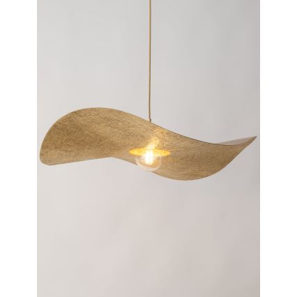 Luster na sajli KAPELLO 1xE27/60W/230V Ø 76 cm zlatna