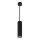 Luster na sajli KARADON 1xGU10/30W/230V 17 cm crna