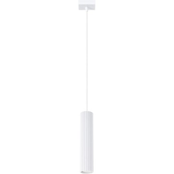Luster na sajli KARBON 1xGU10/10W/230V, beo