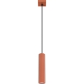 Luster na sajli KARBON 1xGU10/10W/230V narandžasta