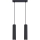 Luster na sajli KARBON 2xGU10/10W/230V crni