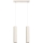 Luster na sajli KARBON 2xGU10/10W/230V krem boje