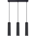 Luster na sajli KARBON 3xGU10/10W/230V crni