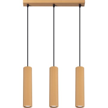 Luster na sajli KARBON 3xGU10/10W/230V zlatna