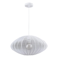 Luster na sajli KINU 1xE27/20W/230V, prečnik 50 cm, beo