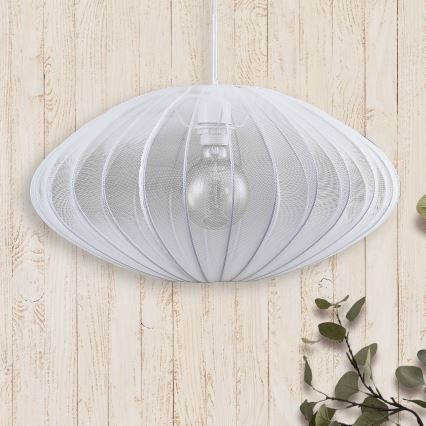 Luster na sajli KINU 1xE27/20W/230V, prečnik 50 cm, beo