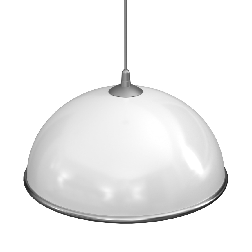 Luster na sajli KITCHEN 1xE27/15W/230V bela/sjajni hrom