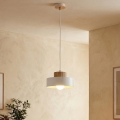 Luster na sajli KIVI 1xE27/15W/230V bela