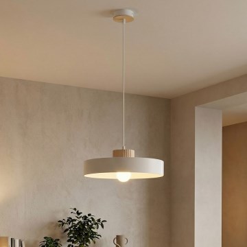 Luster na sajli KIVI 1xE27/15W/230V beli