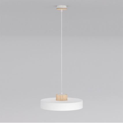 Luster na sajli KIVI 1xE27/15W/230V beli