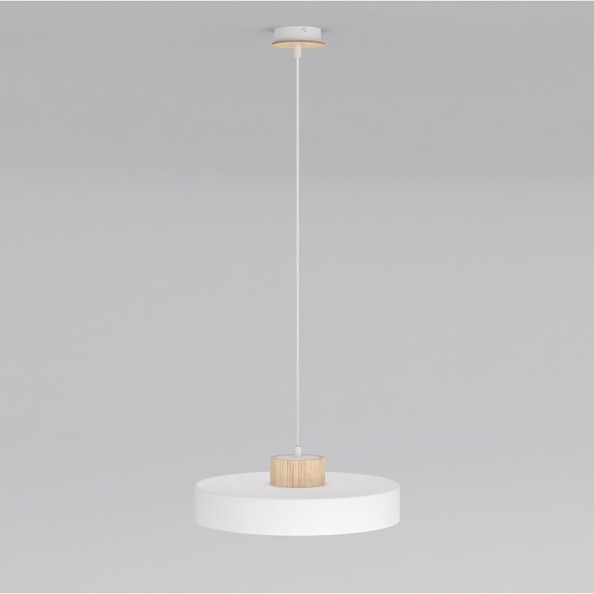 Luster na sajli KIVI 1xE27/15W/230V beli