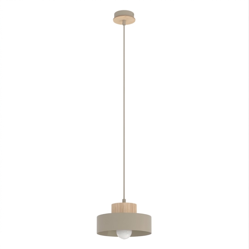 Luster na sajli KIVI 1xE27/15W/230V bež