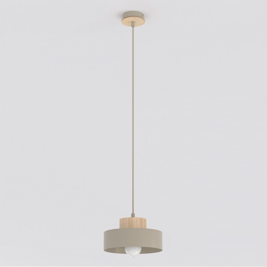 Luster na sajli KIVI 1xE27/15W/230V bež