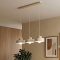 Luster na sajli KIVI 3xE27/15W/230V beo