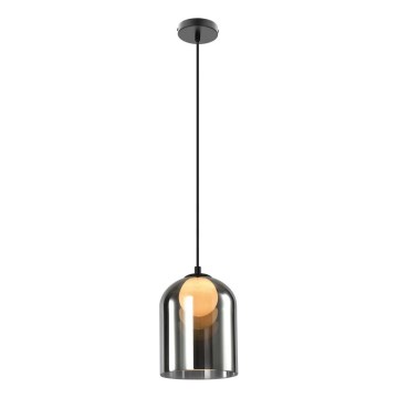 Luster na sajli KLEA 1xG9/15W/230V zadimljeno crna