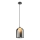 Luster na sajli KLEA 1xG9/15W/230V zadimljeno crna