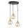 Luster na sajli LACRIMA HONEY 3xE27/60W/230V prečnik 30 cm