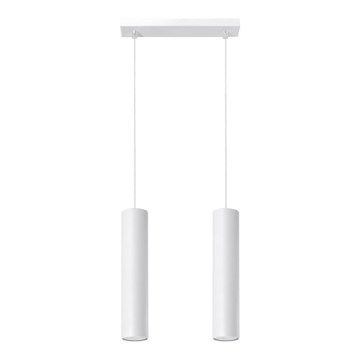 Luster na sajli LAGOS 2 2xGU10/10W/230V, beli
