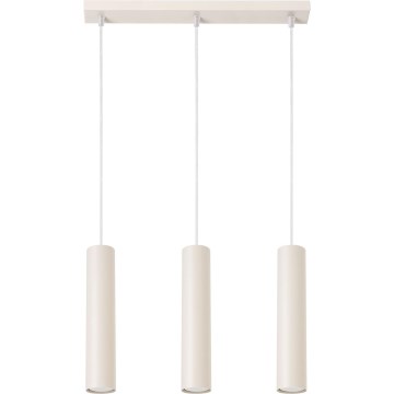 Luster na sajli LAGOS 3xGU10/10W/230V, krem boje