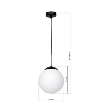 Luster na sajli LIMA 1xE27/60W/230V