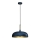 Luster na sajli LINCOLN 1xE27/60W/230V prečnika 35 cm u plavoj boji